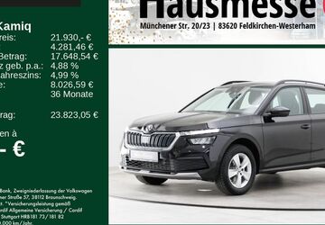 Skoda Kamiq 70.335 km 21.930 &euro; Feldkirchen/Westerham 83620