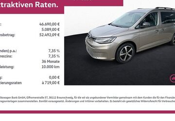 VW Caddy Maxi 3.800 km 41.840 &euro; Miesbach 83714
