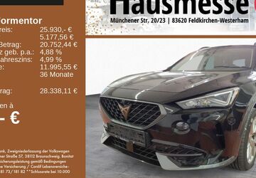 Cupra Formentor 83.300 km 25.930 &euro; Feldkirchen/Westerham 83620