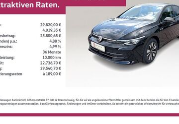 VW Golf 2.500 km 29.820 &euro; Miesbach 83714