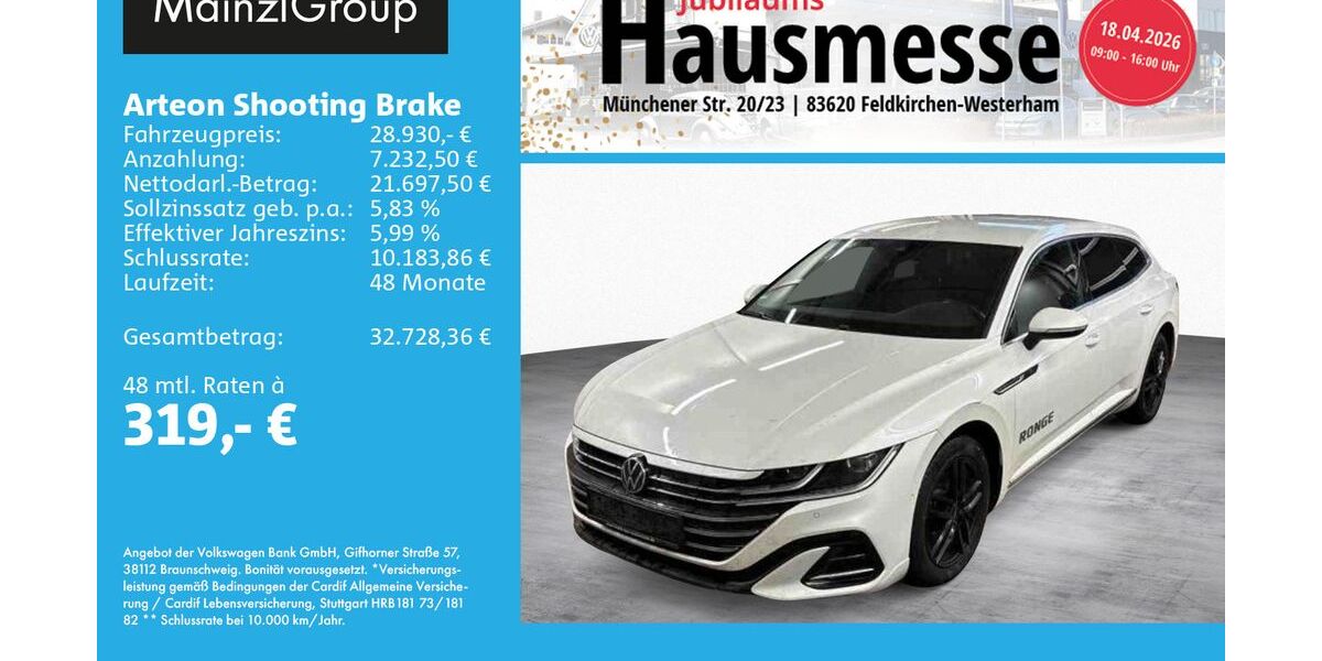 VW Arteon 47.300 km 28.930 &euro; Feldkirchen/Westerham 83620