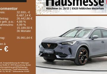 Cupra Formentor 88.809 km 32.930 &euro; Feldkirchen/Westerham 83620