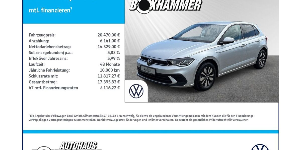 VW Polo 25.215 km 20.470 &euro; Bad Aibling 83043