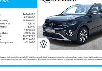 VW T-Cross 19.490 km 25.950 &euro; Bad Aibling 83043