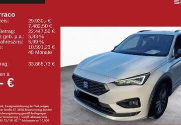 Seat Tarraco 101.726 km 29.930 &euro; Feldkirchen - Westerham 83620