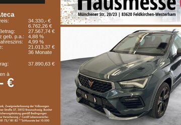 Cupra Ateca 24.820 km 34.330 &euro; Feldkirchen/Westerham 83620