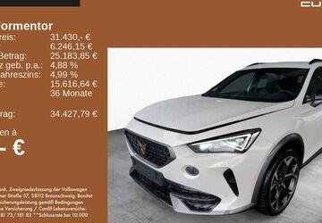 Cupra Formentor 19.000 km 31.430 &euro; Feldkirchen/Westerham 83620