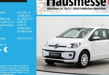 VW up! 15.130 km 14.230 &euro; Feldkirchen/Westerham 83620