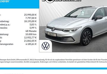 VW Golf 44.655 km 24.880 &euro; Bad Aibling 83043