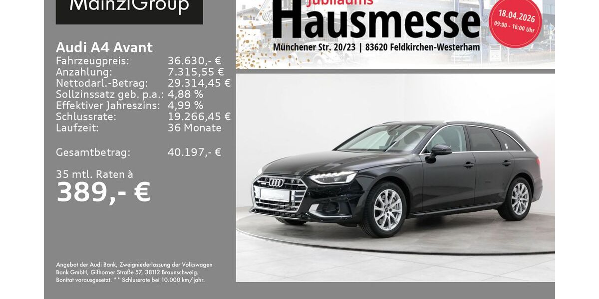 Audi A4 30.238 km 36.630 &euro; Feldkirchen/Westerham 83620