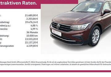 VW Tiguan 57.600 km 21.680 &euro; Miesbach 83714