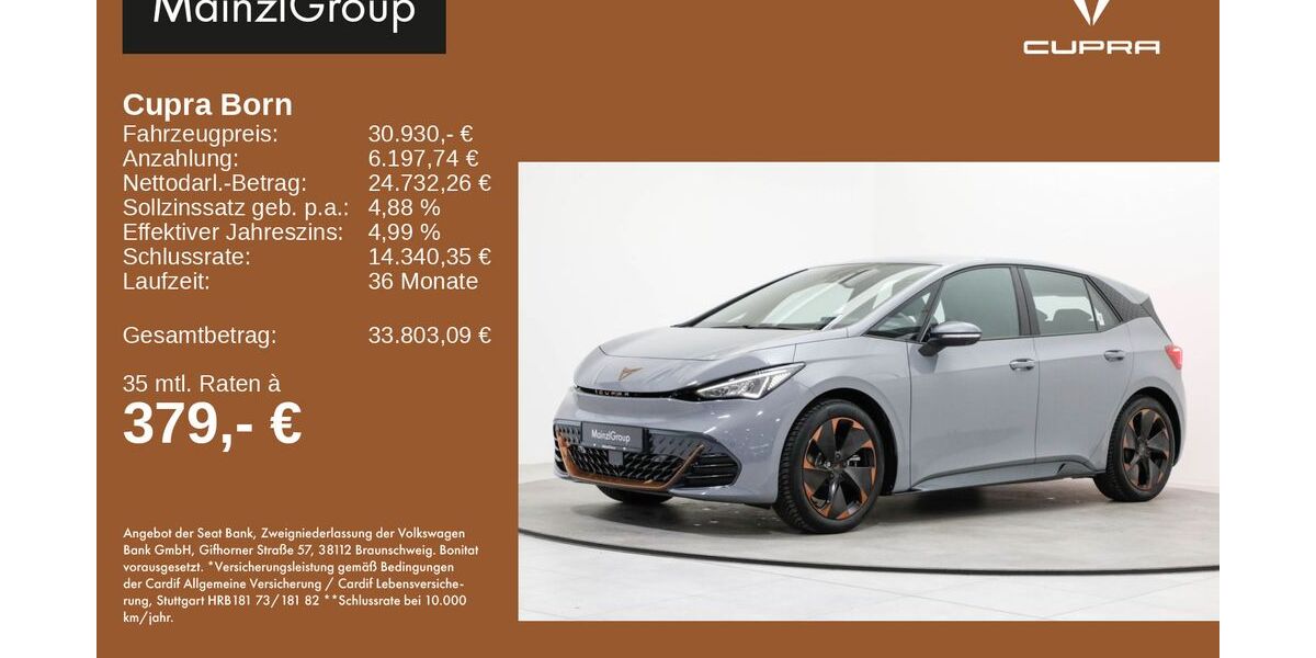 Cupra Born 16.240 km 30.930 &euro; Feldkirchen/Westerham 83620
