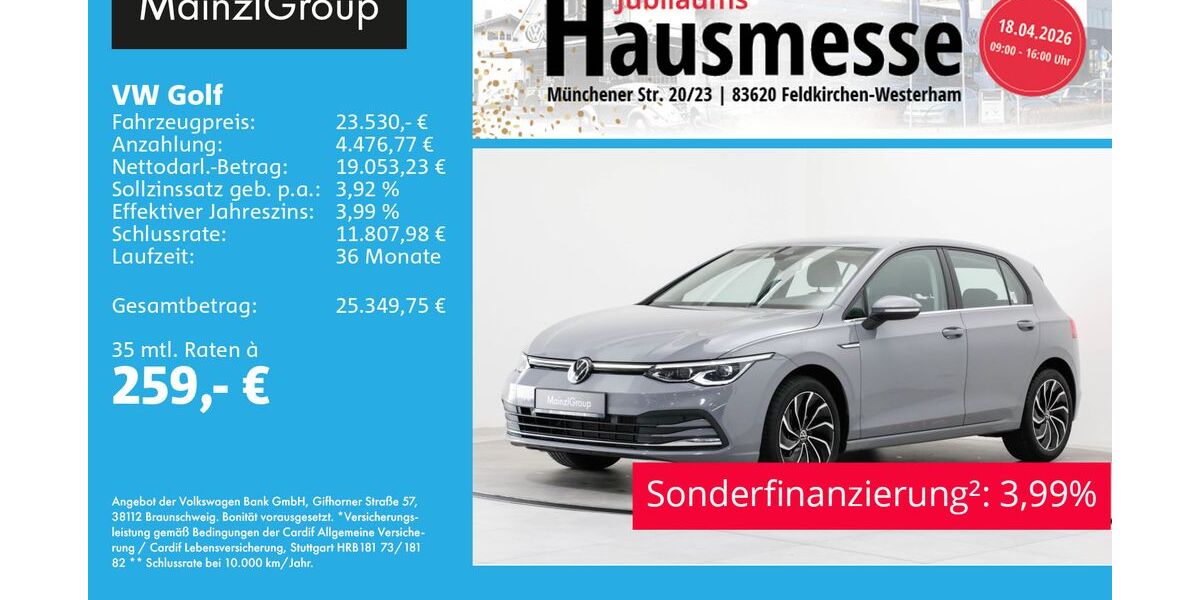 VW Golf 37.000 km 23.530 &euro; Feldkirchen/Westerham 83620