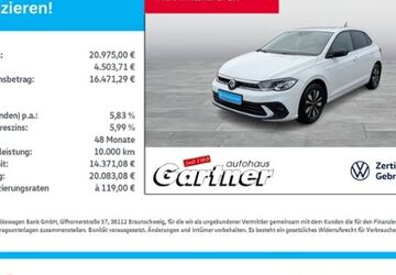 VW Polo 9.730 km 20.975 &euro; Eiselfing 83549