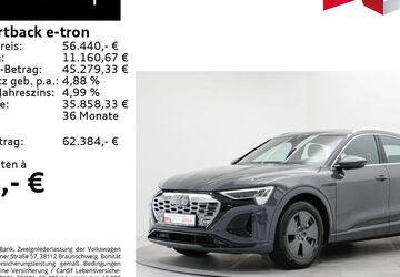 Audi Q8 e-tron 7.500 km 56.440 &euro; Feldkirchen/Westerham 83620